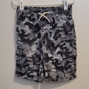 Kids Camouflage Cargo Shorts